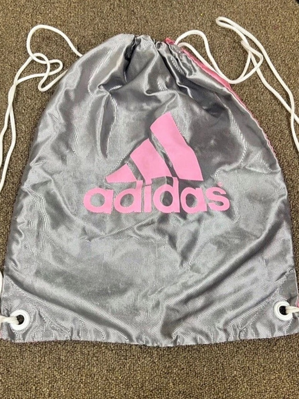 adidas Alliance Sackpack Backpack Gray & Pink